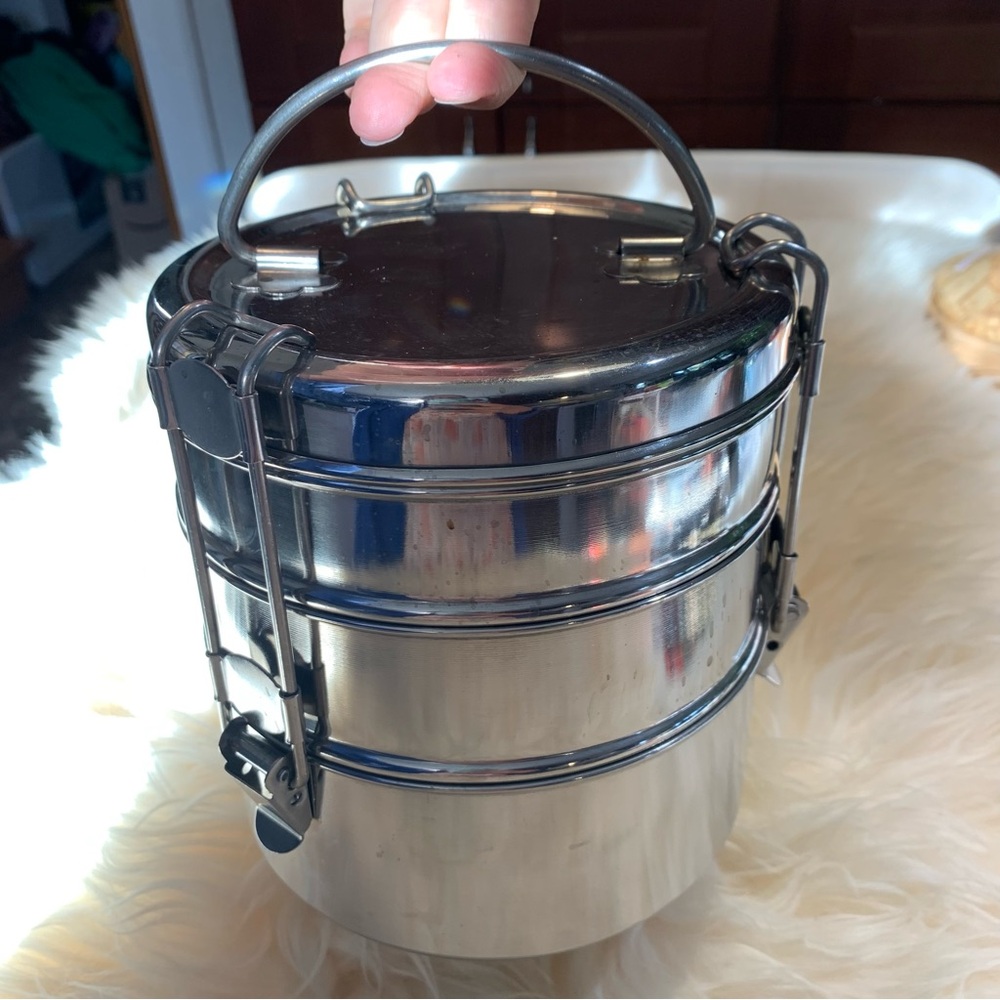 Stainless steel 3 tier lunchbox